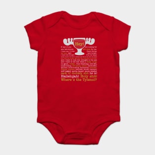 National Lampoon's Christmas Vacation Clark Griswold Hallelujah Tylenol Baby Bodysuit